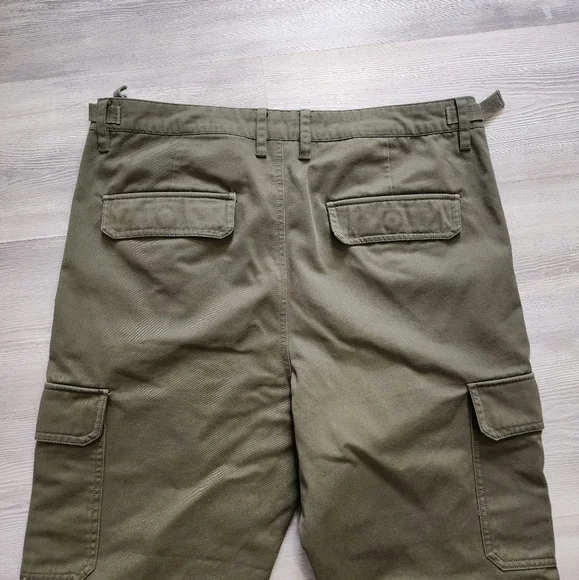 Empyre Utility Cargo Pants - Olive Green - Size 34 - Picture 7 of 9